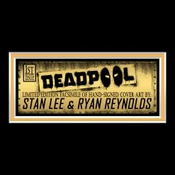 RARE-T Deadpool #1 Limited Signature Edition Comic Book Cover Art Custom Frame 11 RARE-T Deadpool #1 Limited Signature Edition Comic Book Cover Art Custom Frame