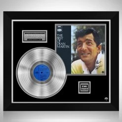 Rare-T Limited Edition Frames Dean Martin The Best Of Dean Martin Platinum LP Limited Signature Edition Studio Licensed Custom Frame