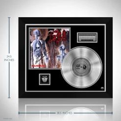 Rare-T Limited Edition Frames Death Human Platinum LP Limited Signature Edition Studio Licensed Custom Frame 12 Rare-T Limited Edition Frames Death Human Platinum LP Limited Signature Edition Studio Licensed Custom Frame