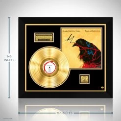 RARE-T Death Cab For Cutie Transatlanticism Gold LP Limited Signature Edition Studio Licensed Custom Frame