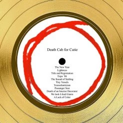 RARE-T Death Cab For Cutie Transatlanticism Gold LP Limited Signature Edition Studio Licensed Custom Frame
