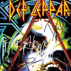 RARE-T Limited Edition Frames Def Leppard Hysteria Gold LP Limited Signature Edition Studio Licensed Custom Frame 14 RARE-T Limited Edition Frames Def Leppard Hysteria Gold LP Limited Signature Edition Studio Licensed Custom Frame