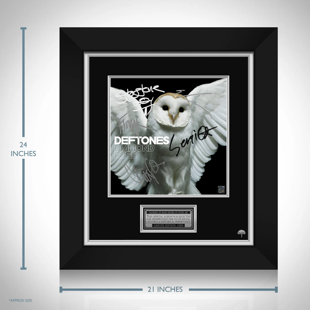 RARE-T Deftones - Diamond Eyes LP Cover Limited Signature Edition Studio Licensed Custom Frame 3 RARE-T Deftones - Diamond Eyes LP Cover Limited Signature Edition Studio Licensed Custom Frame
