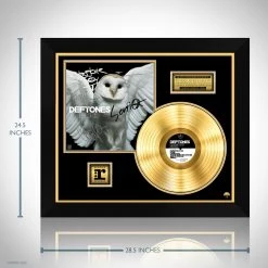 RARE-T Limited Edition Frames Deftones - Diamond Eyes Gold LP Limited Signature Edition Studio Licensed Custom Frame 14 RARE-T Limited Edition Frames Deftones - Diamond Eyes Gold LP Limited Signature Edition Studio Licensed Custom Frame