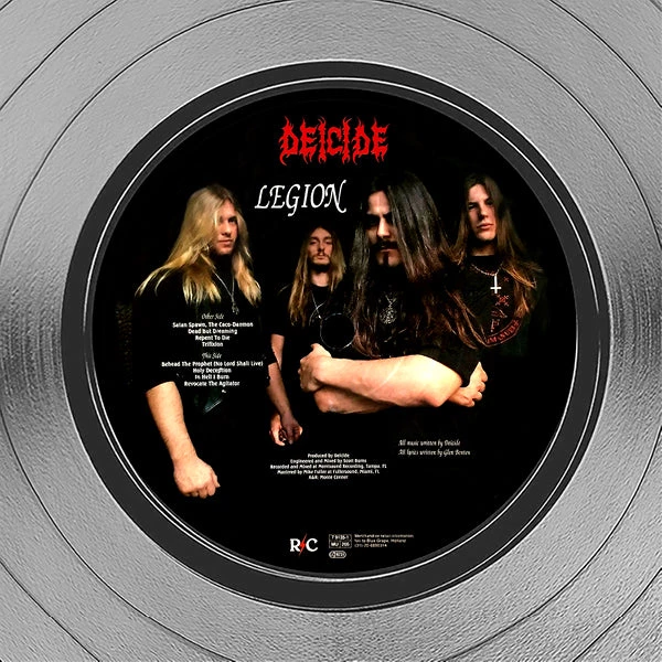 RARE-T Deicide - Legion Platinum LP Limited Signature Edition Studio Licensed Custom Frame Limited Edition Frames 6 RARE-T Deicide - Legion Platinum LP Limited Signature Edition Studio Licensed Custom Frame Limited Edition Frames