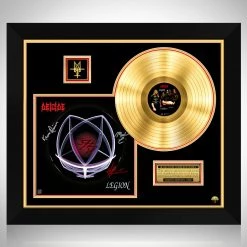 RARE-T Deicide - Legion Gold LP Limited Signature Edition Studio Licensed Custom Frame