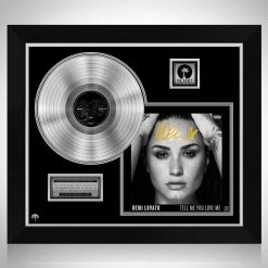 RARE-T Limited Edition Frames Demi Lovato Tell Me You Love Me Platinum LP Limited Signature Edition Studio Licensed Custom Frame