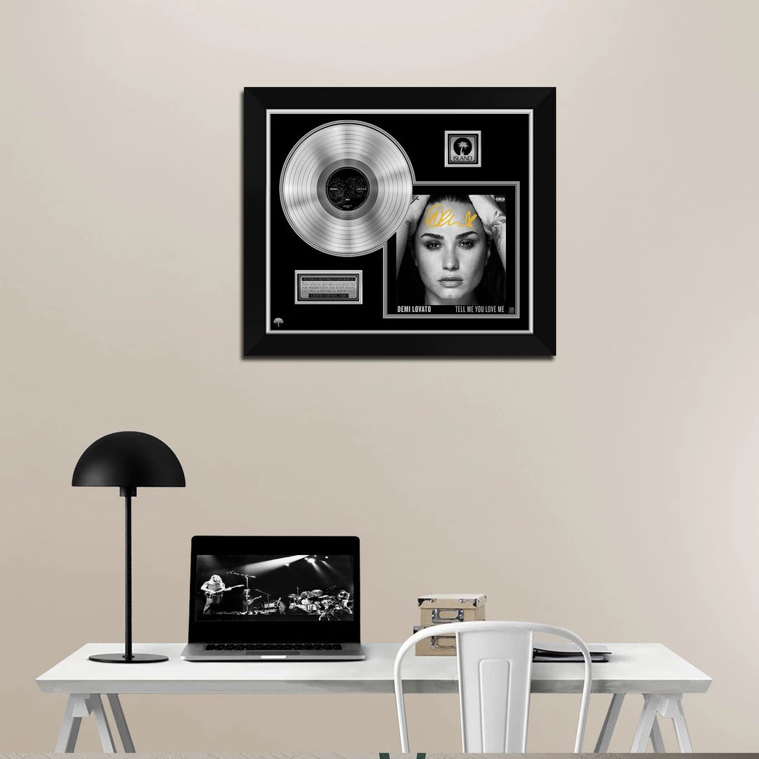 RARE-T Limited Edition Frames Demi Lovato Tell Me You Love Me Platinum LP Limited Signature Edition Studio Licensed Custom Frame 5 RARE-T Limited Edition Frames Demi Lovato Tell Me You Love Me Platinum LP Limited Signature Edition Studio Licensed Custom Frame