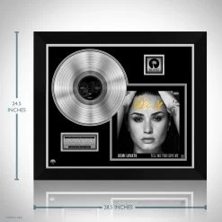 RARE-T Limited Edition Frames Demi Lovato Tell Me You Love Me Platinum LP Limited Signature Edition Studio Licensed Custom Frame 15 RARE-T Limited Edition Frames Demi Lovato Tell Me You Love Me Platinum LP Limited Signature Edition Studio Licensed Custom Frame
