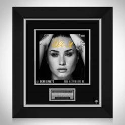 RARE-T Limited Edition Frames Demi Lovato - Tell Me You Love Me LP Cover Limited Signature Edition Studio Licensed Custom Frame