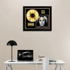 RARE-T Demi Lovato - Tell Me You Love Me Gold LP Limited Signature Edition Studio Licensed Custom Frame