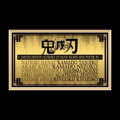 RARE-T Demon Slayer Mugen Train Mini Poster Limited Signature Edition Studio Licensed Custom Frame Limited Edition Frames 13 RARE-T Demon Slayer Mugen Train Mini Poster Limited Signature Edition Studio Licensed Custom Frame Limited Edition Frames