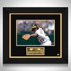 RARE-T Oakland Athletics - Dennis Eckersley Photo Limited Signature Edition Studio Licensed Custom Frame Sports Memorabilia