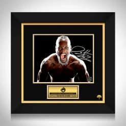 RARE-T Deontay Wilder Photo Limited Signature Edition Studio Licensed Custom Frame