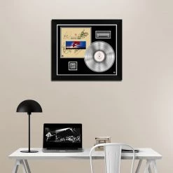 RARE-T Depeche Mode - Music For The Masses Platinum LP Limited Signature Edition Studio Licensed Custom Frame