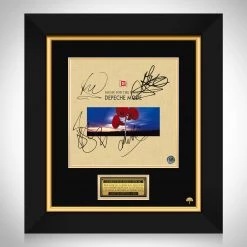 RARE-T Limited Edition Frames Depeche Mode - Music For The Masses LP Cover Limited Signature Edition Studio Licensed Custom Frame