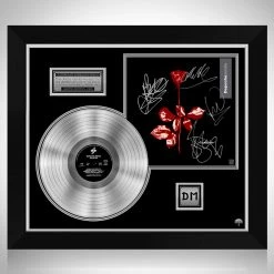 RARE-T Depeche Mode Violator Platinum LP Limited Signature Edition Studio Licensed Custom Frame Limited Edition Frames