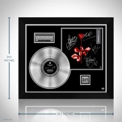 RARE-T Depeche Mode Violator Platinum LP Limited Signature Edition Studio Licensed Custom Frame Limited Edition Frames