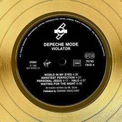 RARE-T Depeche Mode Violator Gold LP Limited Signature Edition Studio Licensed Custom Frame Limited Edition Frames 16 RARE-T Depeche Mode Violator Gold LP Limited Signature Edition Studio Licensed Custom Frame Limited Edition Frames