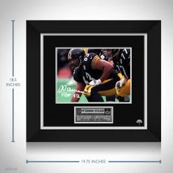 RARE-T Sports Memorabilia Pittsburgh Steelers Dermontti Dawson Limited Signature Edition Studio Licensed Photo Custom Frame 9 RARE-T Sports Memorabilia Pittsburgh Steelers Dermontti Dawson Limited Signature Edition Studio Licensed Photo Custom Frame