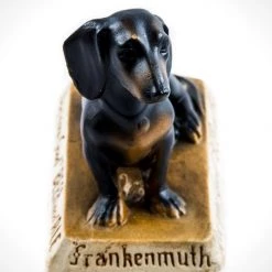 RARE-T Frankenmuth Dog Beer Original Antique Bar Display/Advertisement