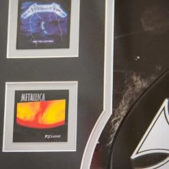 Rare-T Exclusive 'Metallica Band Signed Guitar' Custom Frame Swords & Props