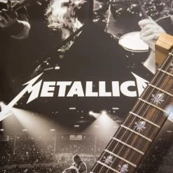Rare-T Exclusive 'Metallica Band Signed Guitar' Custom Frame Swords & Props