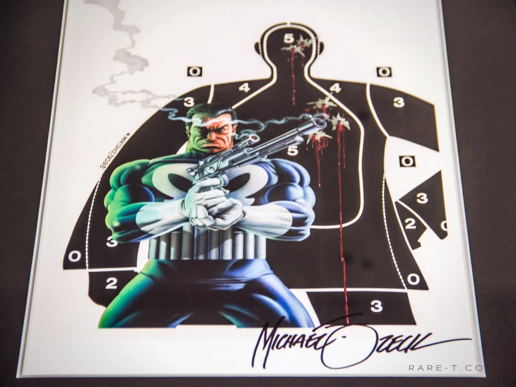 VAULT COLLECTIBLES The Punisher Signed Zeck Art Print Rare-T Exclusive Custom Frame Signed Memorabilia 3 VAULT COLLECTIBLES The Punisher Signed Zeck Art Print Rare-T Exclusive Custom Frame Signed Memorabilia