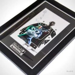 VAULT COLLECTIBLES The Punisher Signed Zeck Art Print Rare-T Exclusive Custom Frame Signed Memorabilia