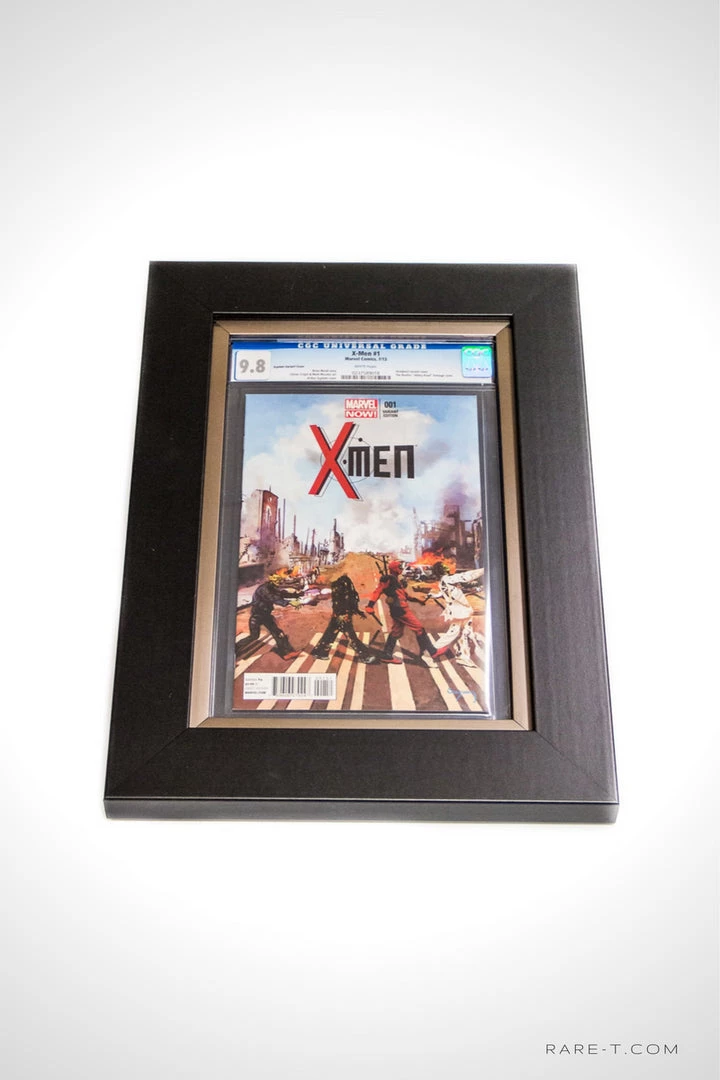 APW X-Men/Deadpool #1 Abbey Road Variant Edition-Cgc 9.8 Rare-T Exclusive Custom Frame Signed Memorabilia 2 APW X-Men/Deadpool #1 Abbey Road Variant Edition-Cgc 9.8 Rare-T Exclusive Custom Frame Signed Memorabilia