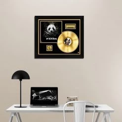 RARE-T Desiigner - Panda Gold LP Limited Signature Edition Studio Licensed Custom Frame
