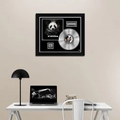 RARE-T Desiigner - Panda Platinum LP Limited Signature Edition Studio Licensed Custom Frame