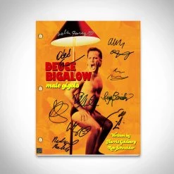 RARE-T Deuce Bigalow: Male Gigolo Transcript Limited Signature Edition Studio Licensed Custom Frame