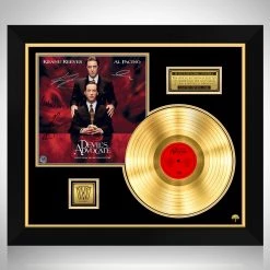 RARE-T Devil's Advocate - Music From The Motion Picture Gold LP Limited Signature Edition Studio Licensed Custom Frame