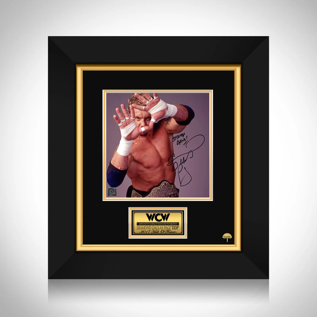 RARE-T Limited Edition Frames WCW - Diamond Dallas Page Photo Limited Signature Edition Studio Licensed Custom Frame 1 RARE-T Limited Edition Frames WCW - Diamond Dallas Page Photo Limited Signature Edition Studio Licensed Custom Frame