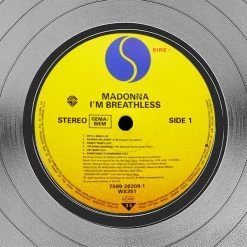 RARE-T Madonna - I'm Breathless Platinum LP Limited Signature Edition Studio Licensed Custom Frame