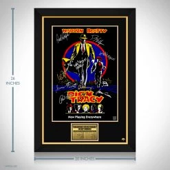 RARE-T Limited Edition Frames Dick Tracy Mini Poster Limited Signature Edition Studio Licensed Custom Frame