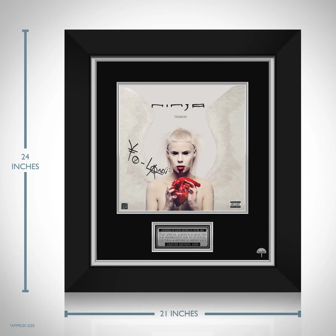 RARE-T Limited Edition Frames Die Antwoord - Ten$ion LP Cover Limited Signature Edition Studio Licensed Custom Frame 3 RARE-T Limited Edition Frames Die Antwoord - Ten$ion LP Cover Limited Signature Edition Studio Licensed Custom Frame