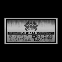 RARE-T Die Hard Photo & VHS Limited Signature Edition Studio Licensed Custom Frame Limited Edition Frames