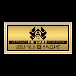 RARE-T Die Hard John McClane Photo Limited Signature Edition Studio Licensed Custom Frame Limited Edition Frames