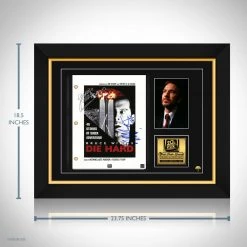 RARE-T Die Hard Movie Script Limited Signature Edition Studio Licensed Custom Frame Limited Edition Frames