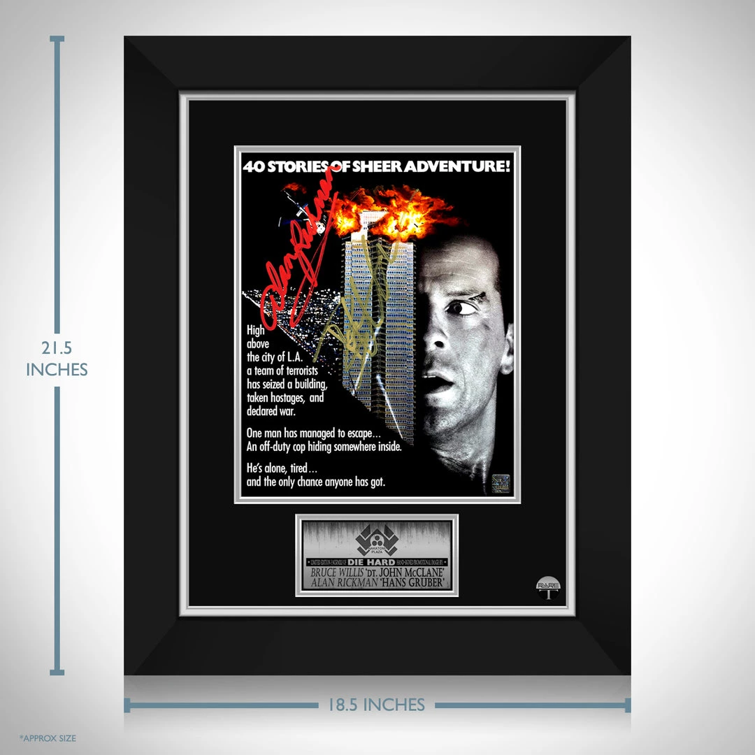 RARE-T Die Hard Limited Signature Edition Studio Licensed Promotional Photo Custom Frame Limited Edition Frames 3 RARE-T Die Hard Limited Signature Edition Studio Licensed Promotional Photo Custom Frame Limited Edition Frames