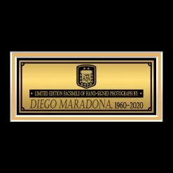 RARE-T Diego Armando Maradona Memorial Photo Limited Signature Edition Licensed Custom Frame 12 RARE-T Diego Armando Maradona Memorial Photo Limited Signature Edition Licensed Custom Frame
