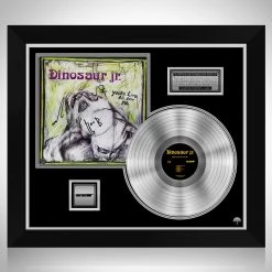 RARE-T Dinosaur Jr. - You’re Living All Over Me Platinum LP Limited Signature Edition Studio Licensed Custom Frame