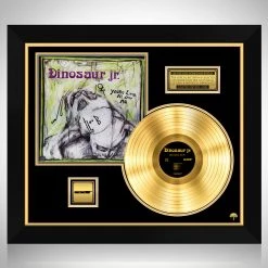 RARE-T Dinosaur Jr. - You’re Living All Over Me Gold LP Limited Signature Edition Studio Licensed Custom Frame