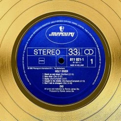 RARE-T Dio Holy Diver Gold LP Limited Signature Edition Studio Licensed Custom Frame Limited Edition Frames 14 RARE-T Dio Holy Diver Gold LP Limited Signature Edition Studio Licensed Custom Frame Limited Edition Frames