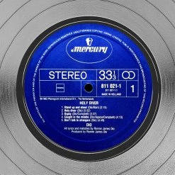 RARE-T Limited Edition Frames Dio - Holy Diver Platinum LP Limited Signature Edition Studio Licensed Custom Frame 14 RARE-T Limited Edition Frames Dio - Holy Diver Platinum LP Limited Signature Edition Studio Licensed Custom Frame