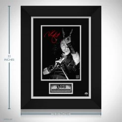 RARE-T Limited Edition Frames Ronnie James Dio Memorial Photo Limited Signature Edition Studio Licensed Custom Frame