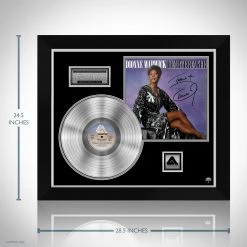 RARE-T Dionne Warwick - Heartbreaker Platinum LP Limited Signature Edition Studio Licensed Custom Frame Limited Edition Frames