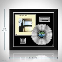 RARE-T Dire Straits - Self-titled Platinum LP Limited Signature Edition Studio Licensed Custom Frame